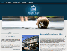 Tablet Screenshot of hotel-santarita.com